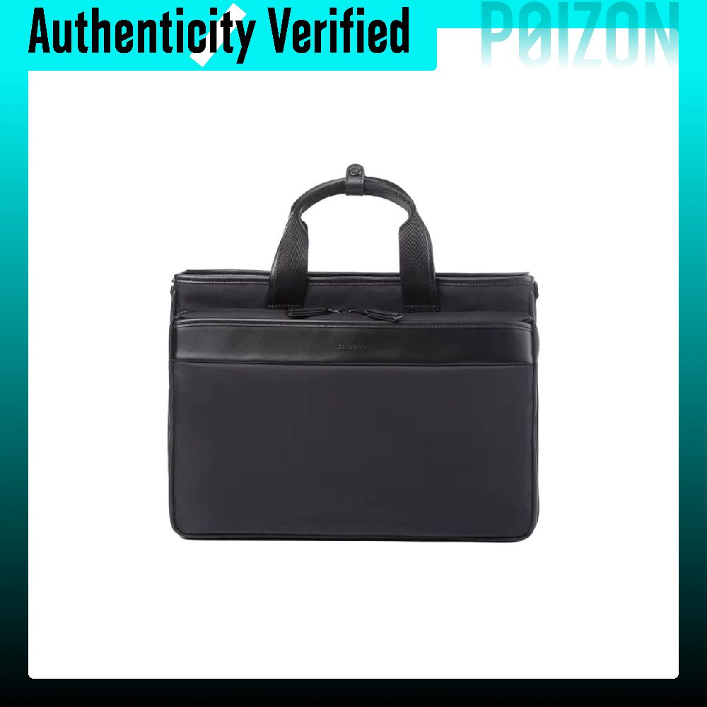 Leather Briefcase - حقيبة يد رجالية من سامسونايت مصنوعة