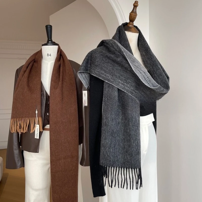 Cashmere Scarf - وشاح نسائي عالي الجودة من الصوف
