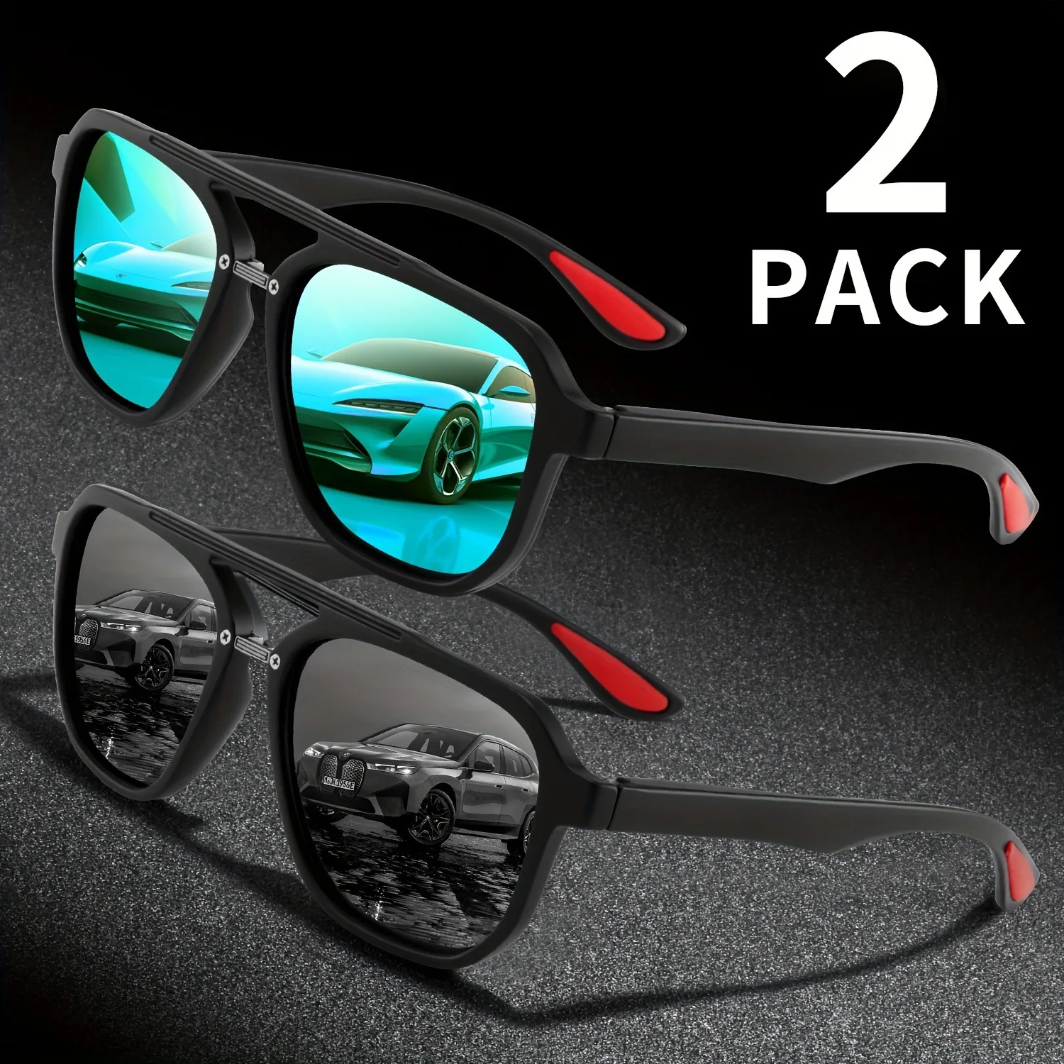 Designer Sunglasses - نظارات شمسية فاخرة بتصميم كلاسيكي عتيق