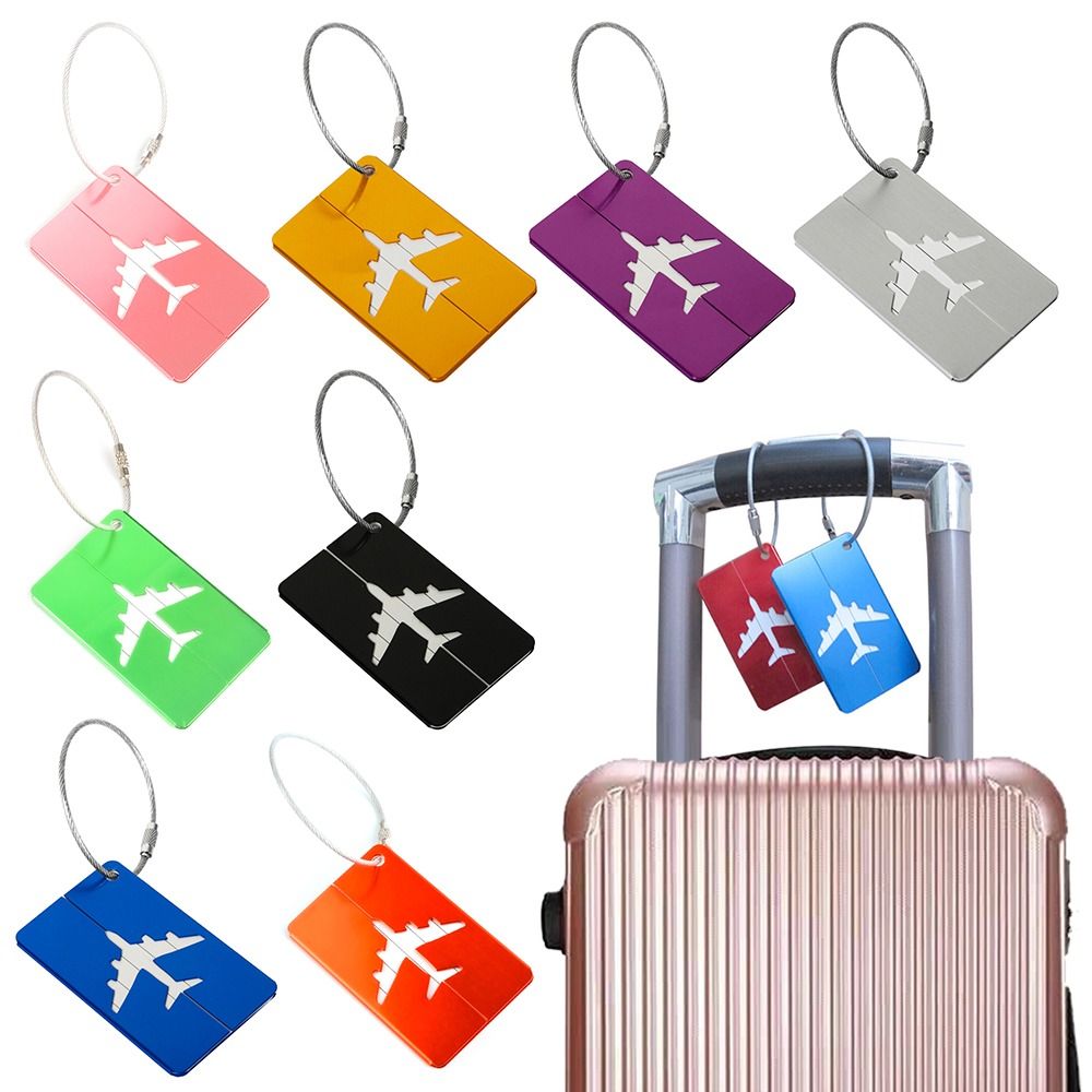 Travel Luggage Set - علامات السفر الألومنيوم الأمتعة قابلة لإعادة