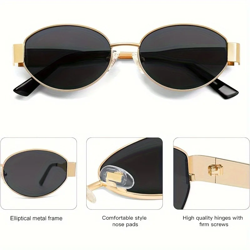 نظارات شمسية بيضاوية عصرية جدي - مراجعة Designer Sunglasses وسعره