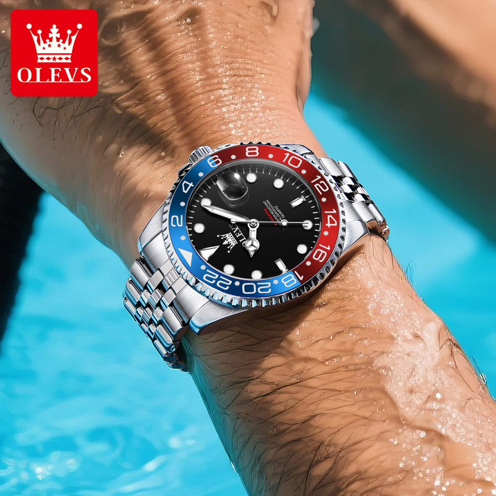 ساعة يد رجالية أصلية من OLEVS  - مراجعة Luxury Watch Men وسعره