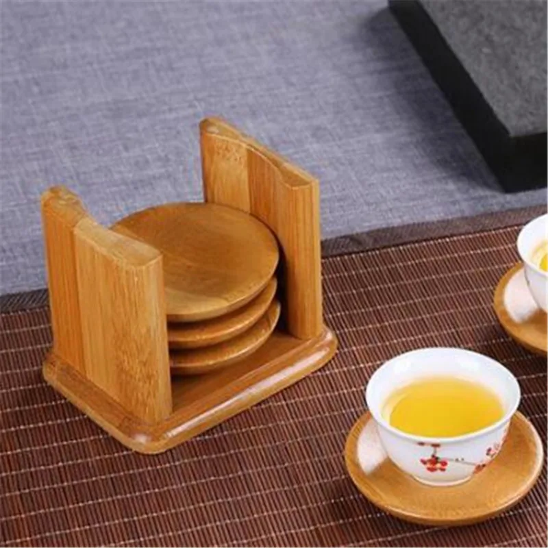 قاعدة أكواب خيزران مستديرة الش - مراجعة Marble Coaster Set وسعره