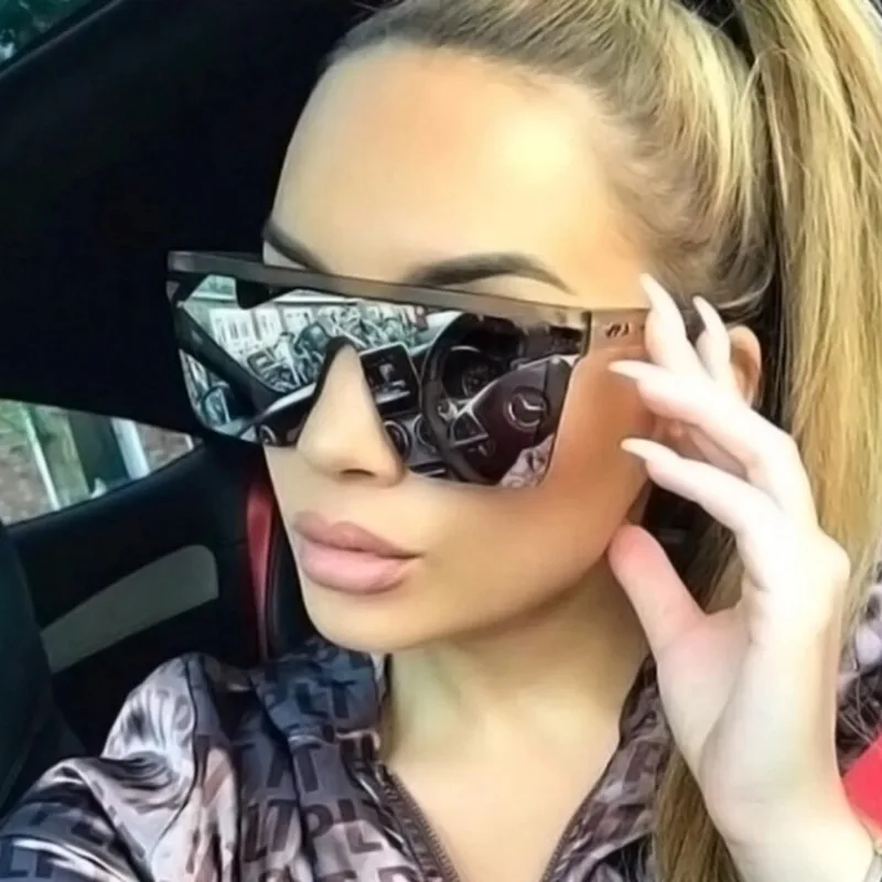 نظارات شمسية مربعة كبيرة الحجم - مراجعة Sunglasses Uv400 وسعره