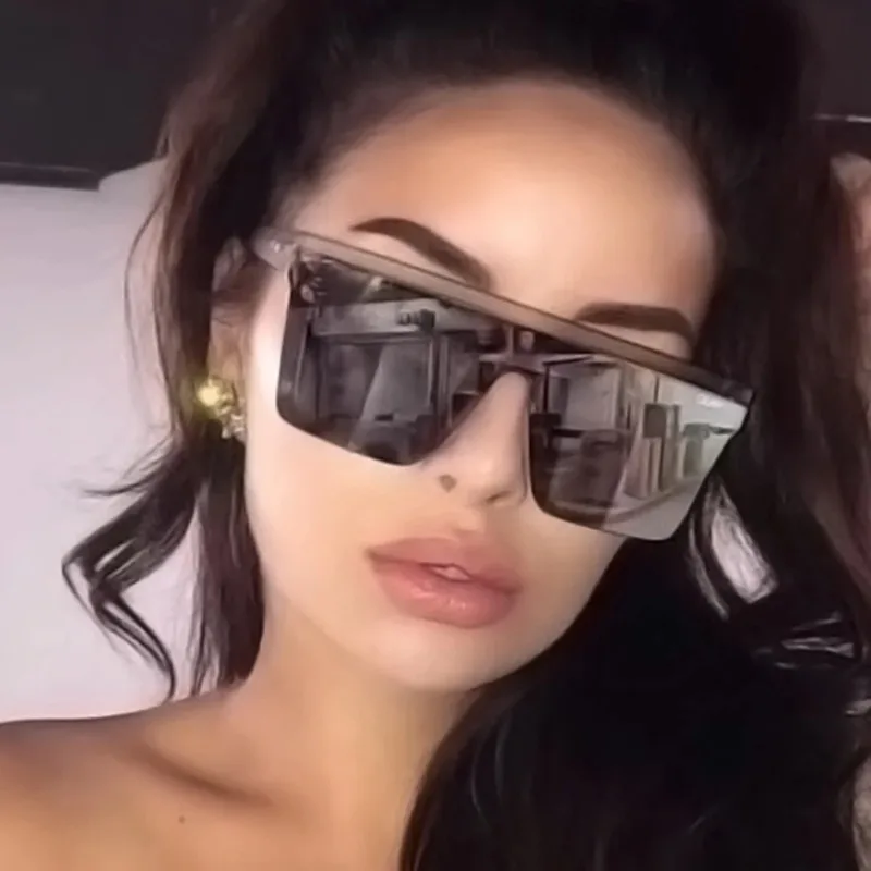 نظارات شمسية مربعة كبيرة الحجم - مراجعة Sunglasses Uv400 وسعره
