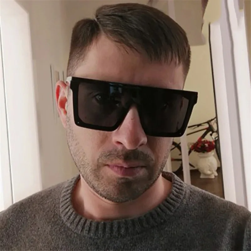 نظارات شمسية مربعة كبيرة الحجم - مراجعة Sunglasses Uv400 وسعره