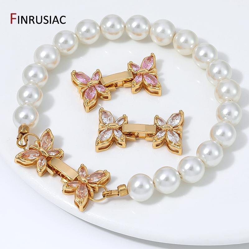 مشابك توصيل على شكل فراشة مطلي - مراجعة Gold Plated Jewelry وسعره