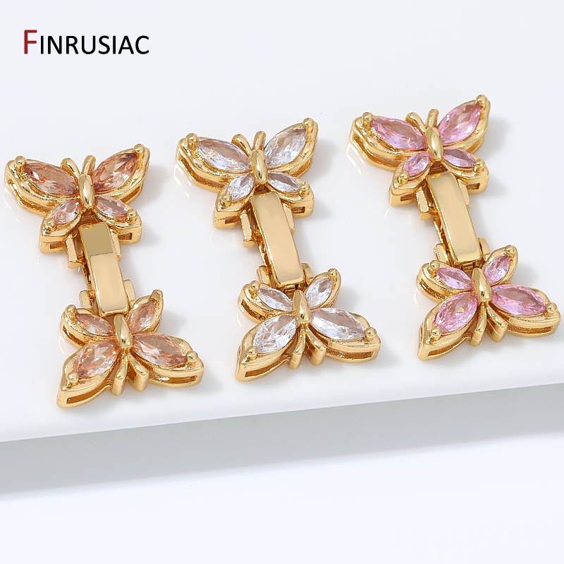 مشابك توصيل على شكل فراشة مطلي - مراجعة Gold Plated Jewelry وسعره