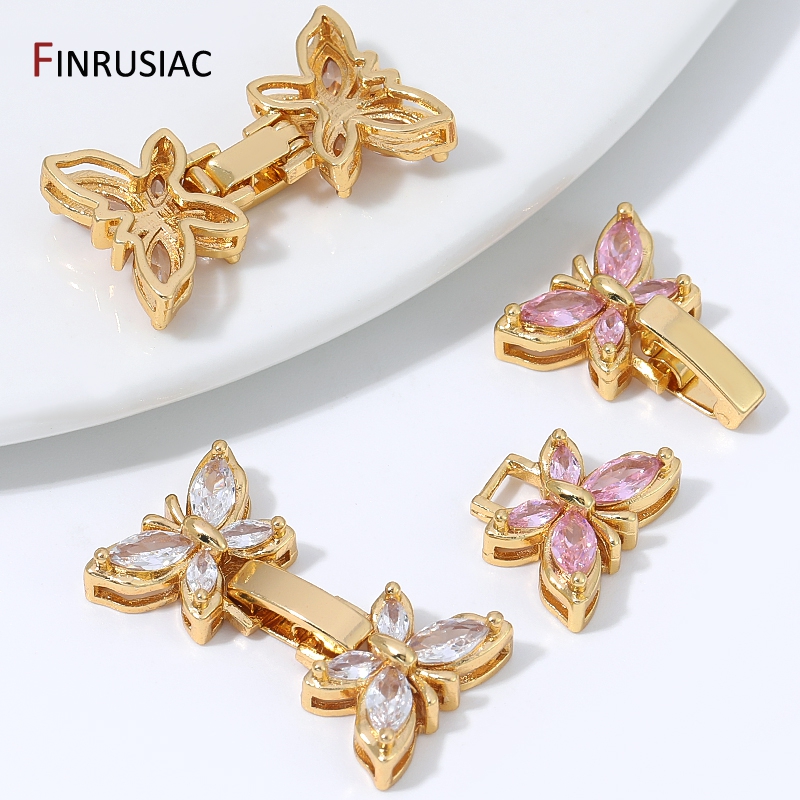 مشابك توصيل على شكل فراشة مطلي - مراجعة Gold Plated Jewelry وسعره