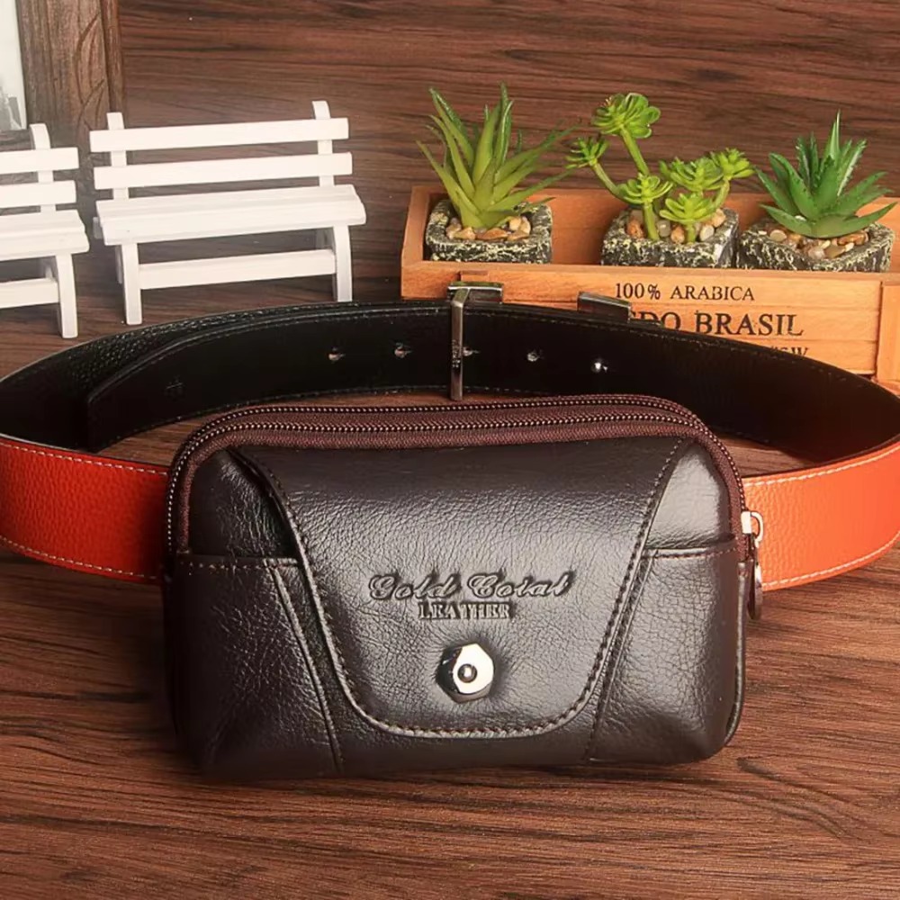 حقيبة جلدية أصلية للرجال لحفظ  - مراجعة Leather Wallet Men وسعره