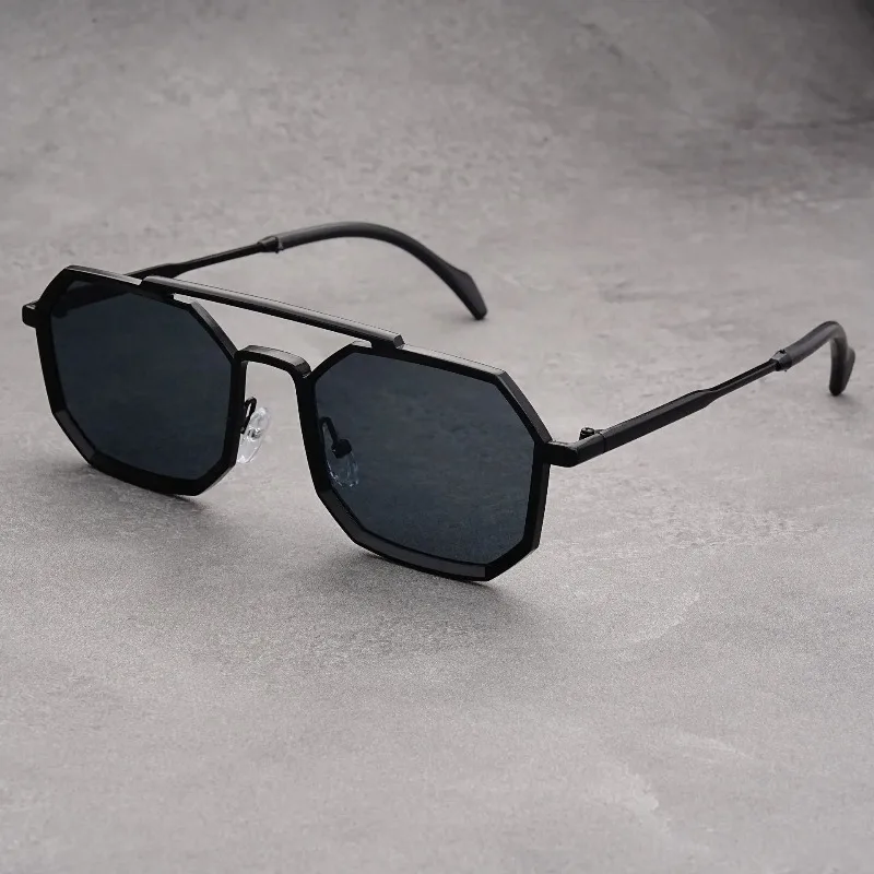 نظارات شمسية جديدة بإطار معدني - مراجعة Sunglasses Uv400 وسعره