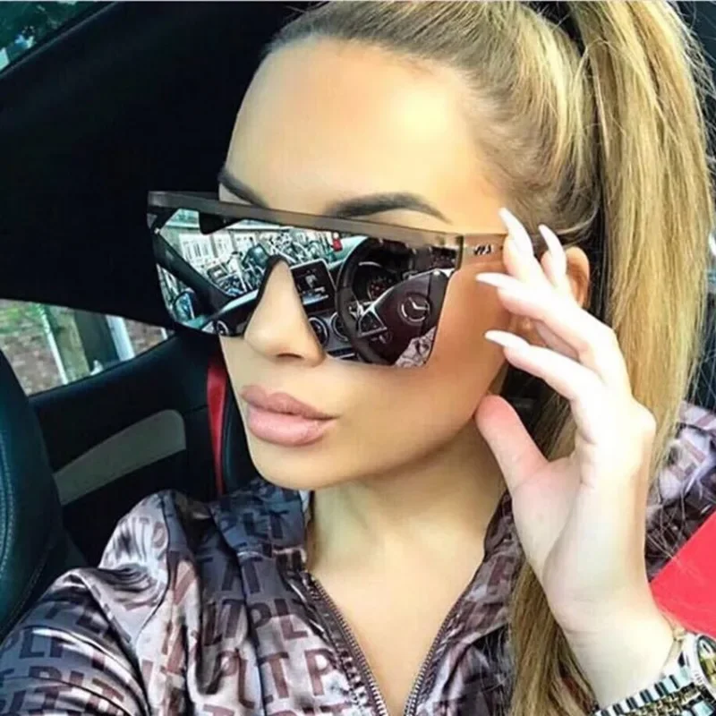 نظارات شمسية مربعة كلاسيكية لل - مراجعة Sunglasses Uv400 وسعره