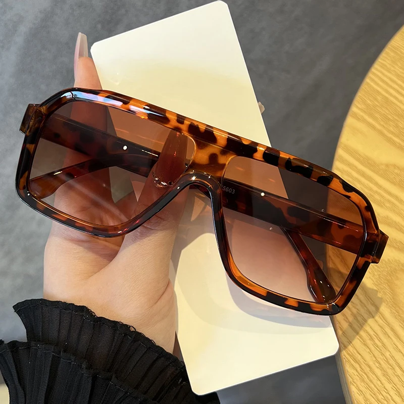 1 قطعة نظارات مربعة كبيرة الحج - مراجعة Sunglasses Uv400 وسعره