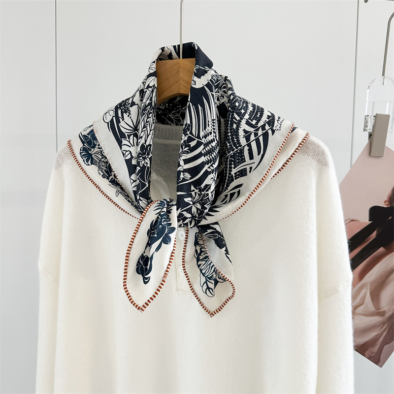 وشاح شتوي ناعم، شال فاخر مزدوج - مراجعة Cashmere Scarf وسعره