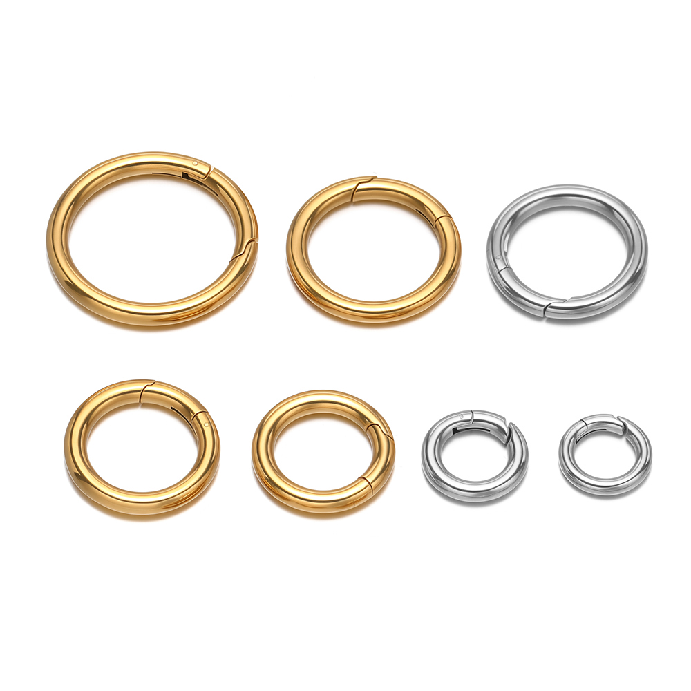 2 قطعة/الوحدة جولة الربيع المش - مراجعة Gold Plated Jewelry وسعره