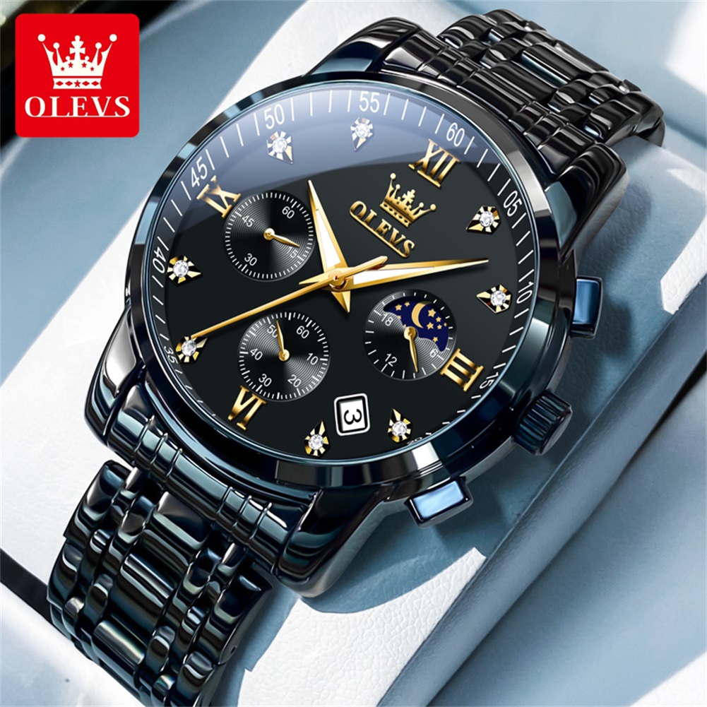 ساعات OLEVS الشهيرة للرجال من  - مراجعة Luxury Watch Men وسعره