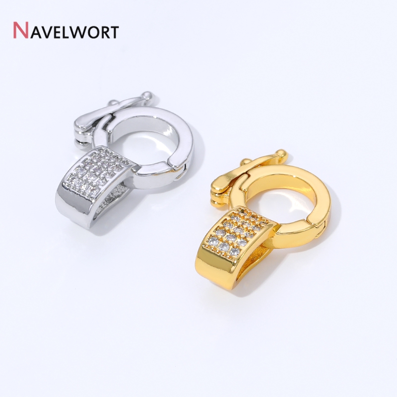 مشبك تعليق قلادة من النحاس الم - مراجعة Gold Plated Jewelry وسعره
