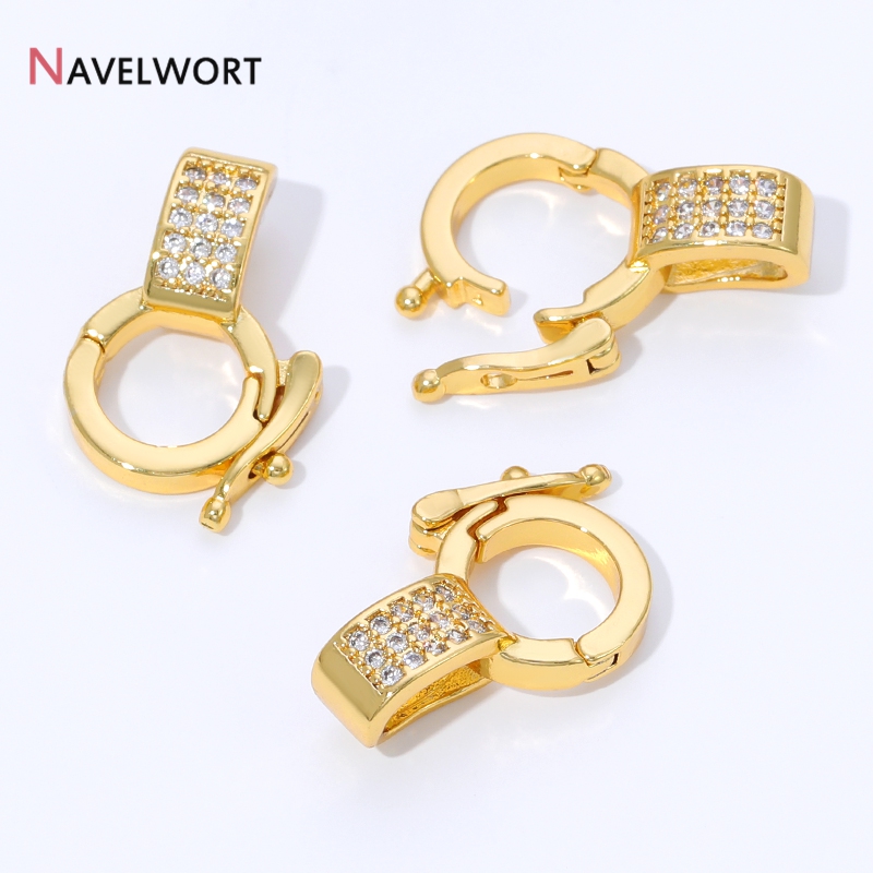 مشبك تعليق قلادة من النحاس الم - مراجعة Gold Plated Jewelry وسعره