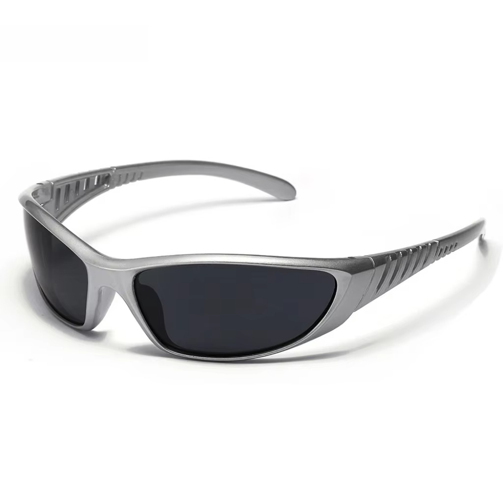 نظارات شمسية فضية جديدة للجنسي - مراجعة Sunglasses Uv400 وسعره