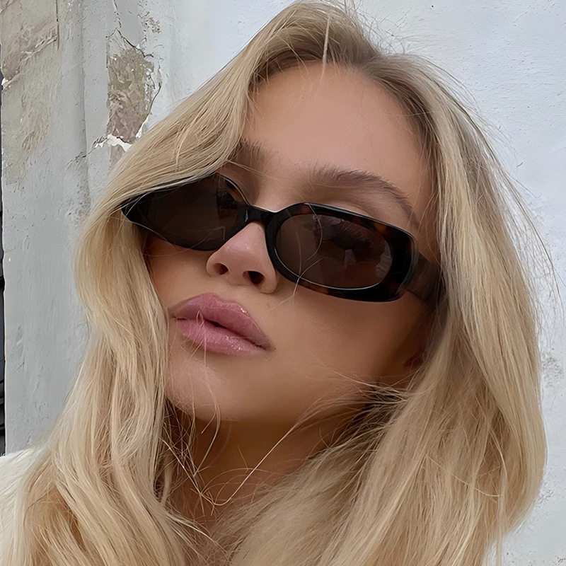 نظارة شمسية مستطيلة فاخرة بتصم - مراجعة Sunglasses Uv400 وسعره