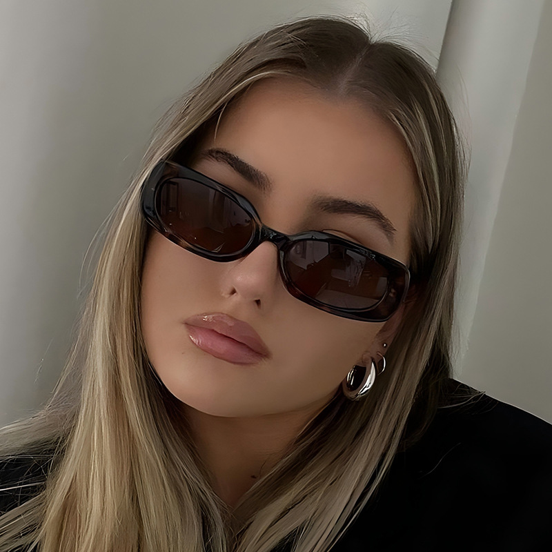 نظارة شمسية مستطيلة فاخرة بتصم - مراجعة Sunglasses Uv400 وسعره