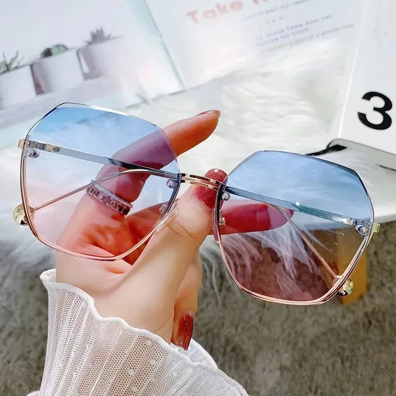 نظارات شمسية معدنية متعددة الأ - مراجعة Sunglasses Uv400 وسعره