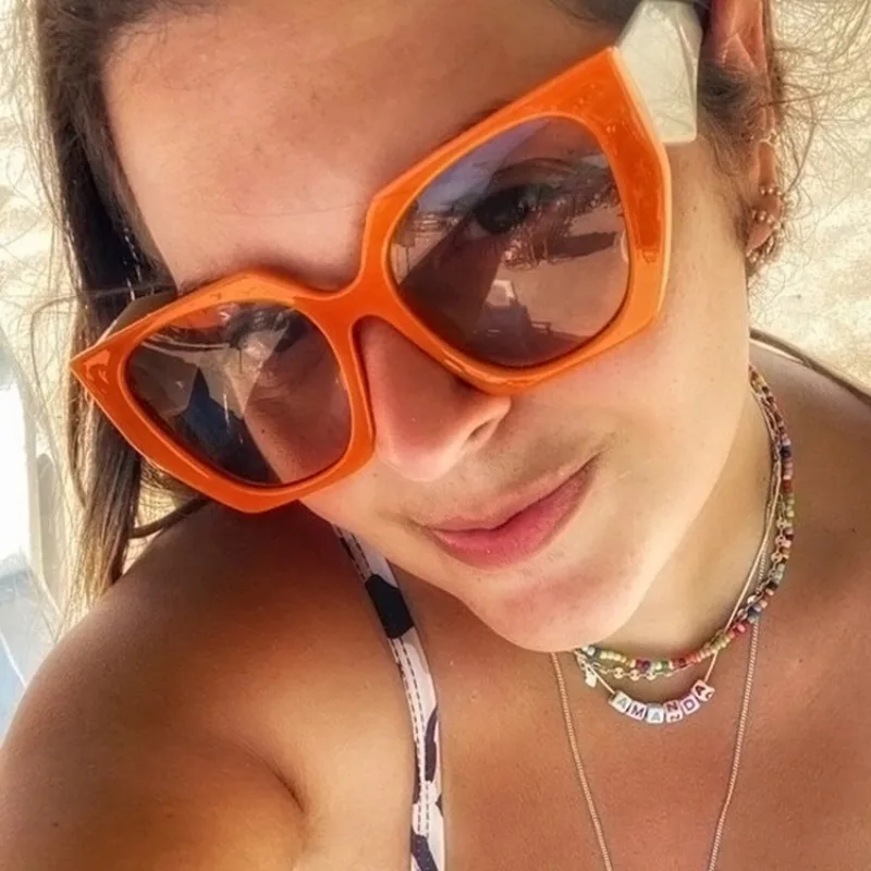 نظارات شمسية مربعة كبيرة الحجم - مراجعة Sunglasses Uv400 وسعره