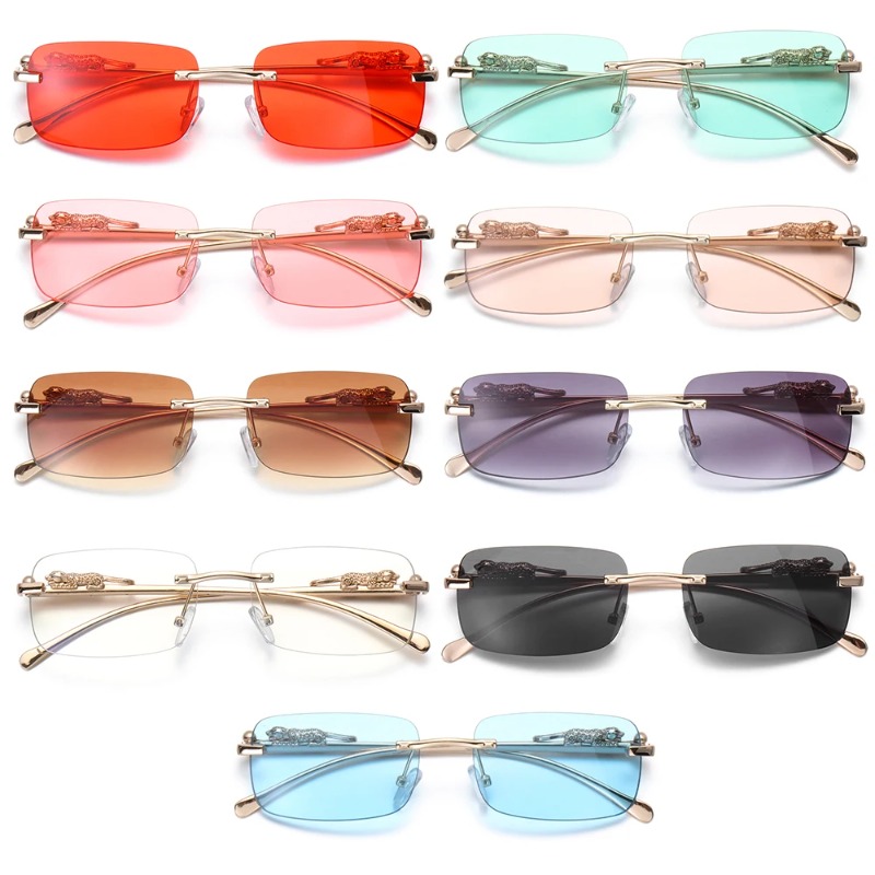 نظارات شمسية مربعة بدون إطار ل - مراجعة Designer Sunglasses وسعره