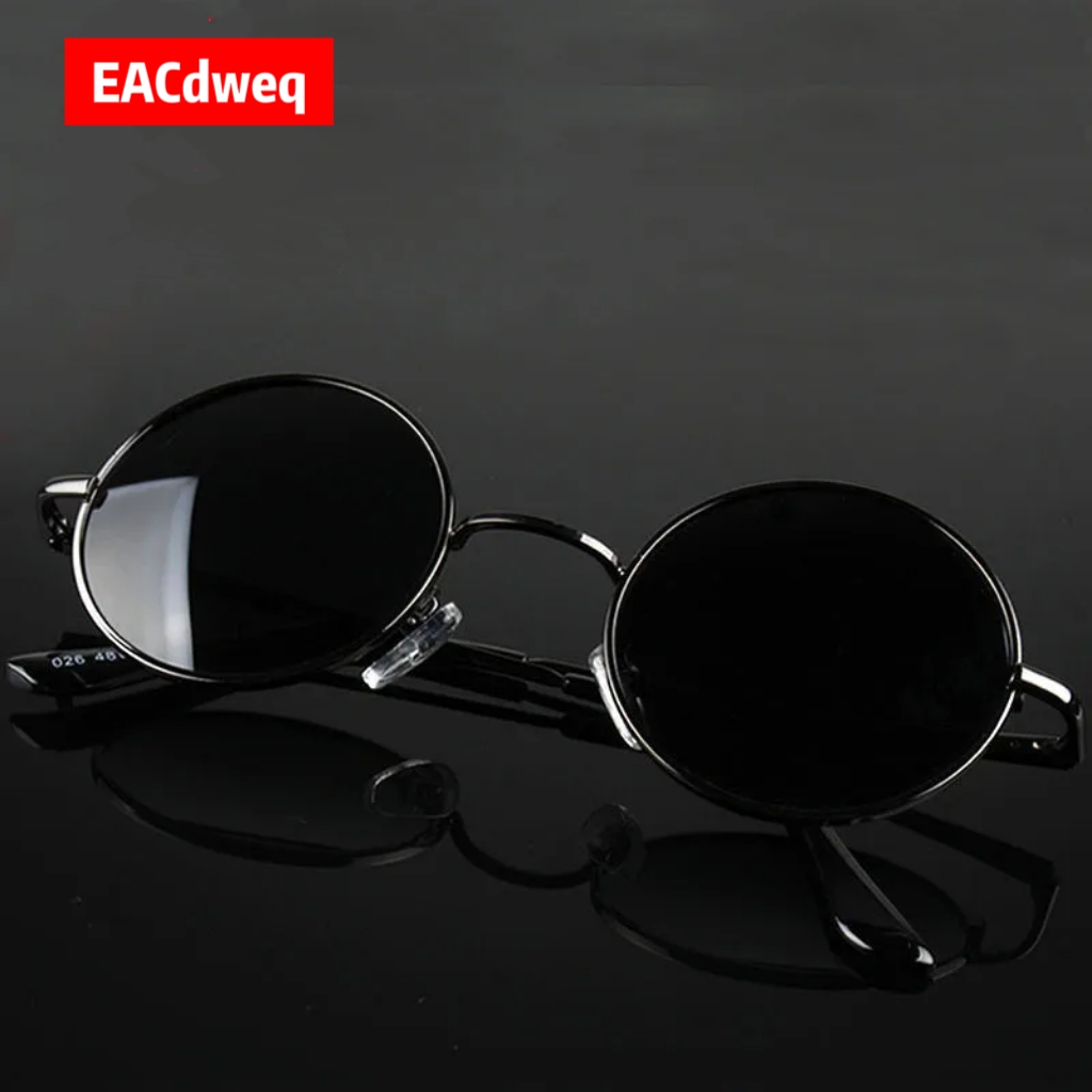 نظارات شمسية دائرية عتيقة الطر - مراجعة Sunglasses Uv400 وسعره
