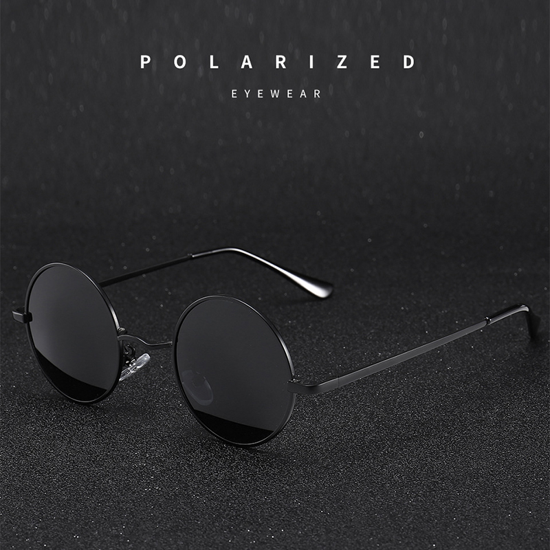 نظارات شمسية دائرية عتيقة الطر - مراجعة Sunglasses Uv400 وسعره